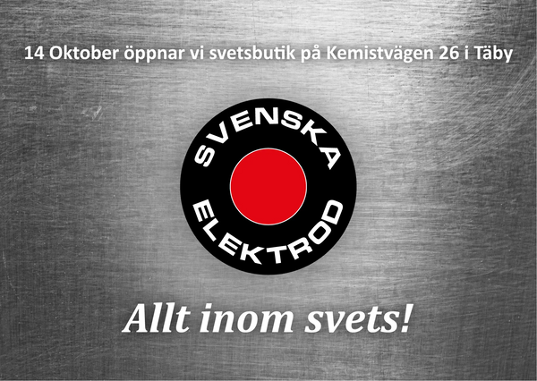 Vi öppnar butik den 14 oktober i Täby