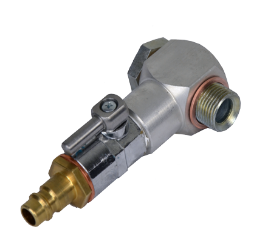 Cut-off valve for entry vacuum unit