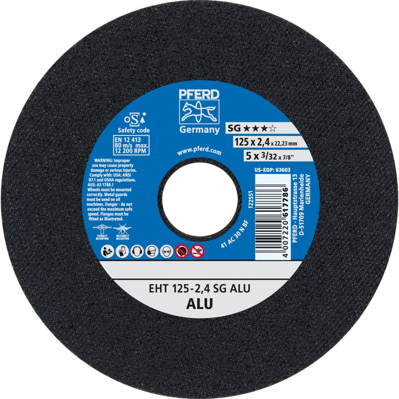 PFERD Kapskivor EHT 125-2,4 SG ALU