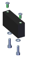Bracket for flexible trackway