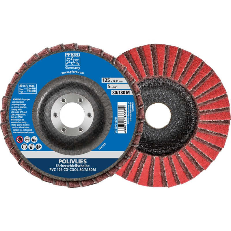 PFERD POLIVLIES-lamellrondell PVZ 115 CO-COOL 120 / A 240 F