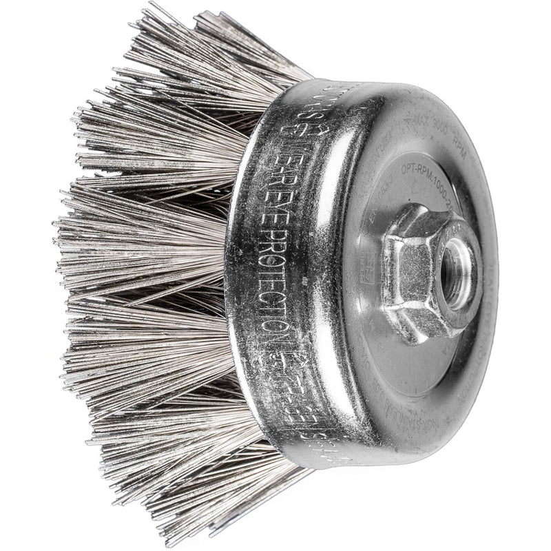 PFERD Skålborstar med gänga, virad tråd TBG 100/M14 INOX 0,50 DIA 270